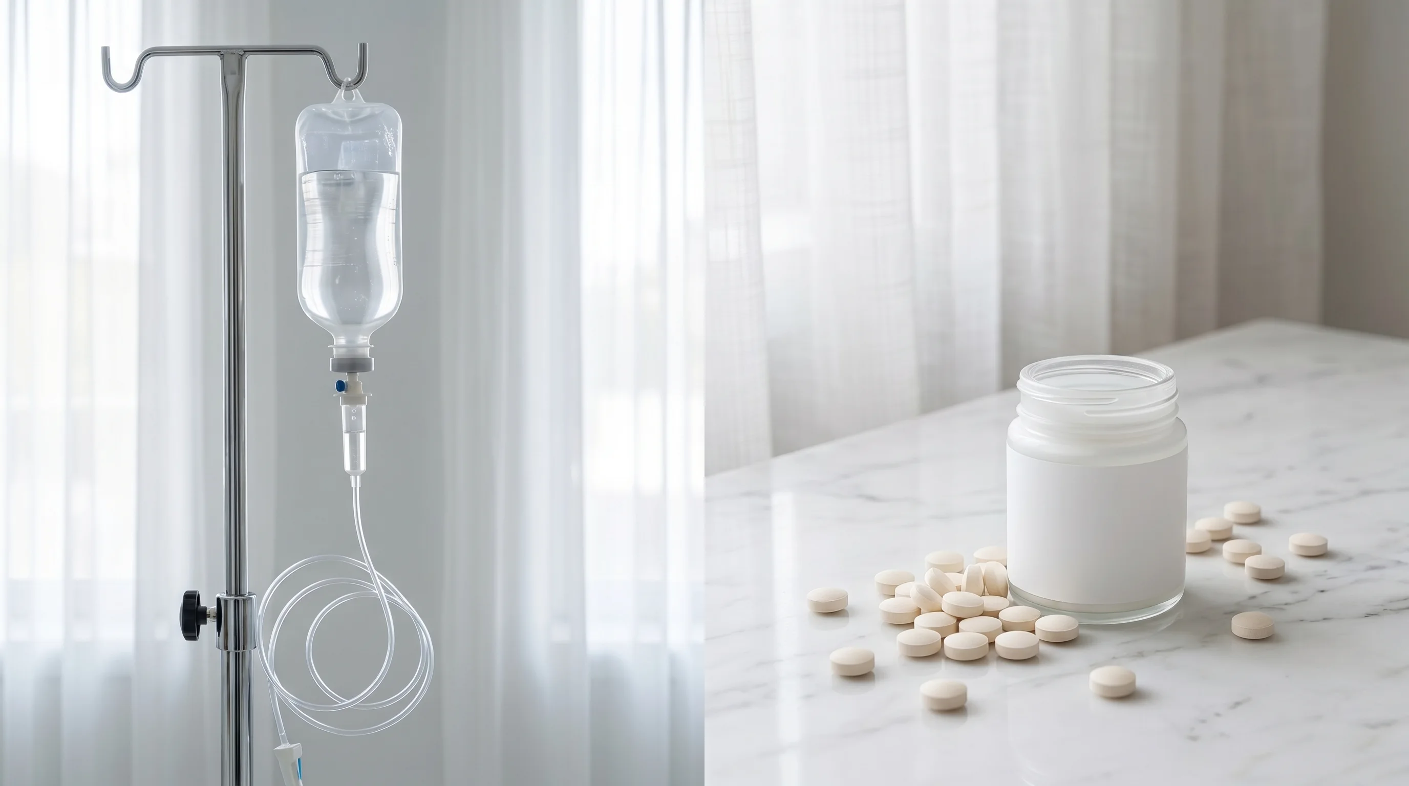 IV therapy vs oral supplements: when each is right